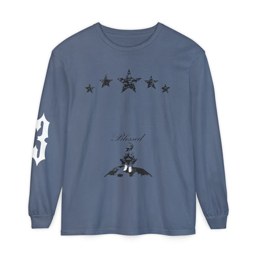 Unisex Garment-dyed Long Sleeve T-Shirt