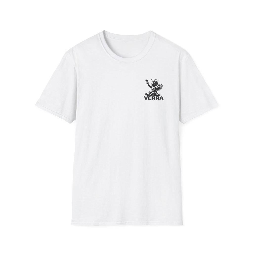 Verra Cherub Logo T-Shirt — Minimalist Angel Graphic Tee