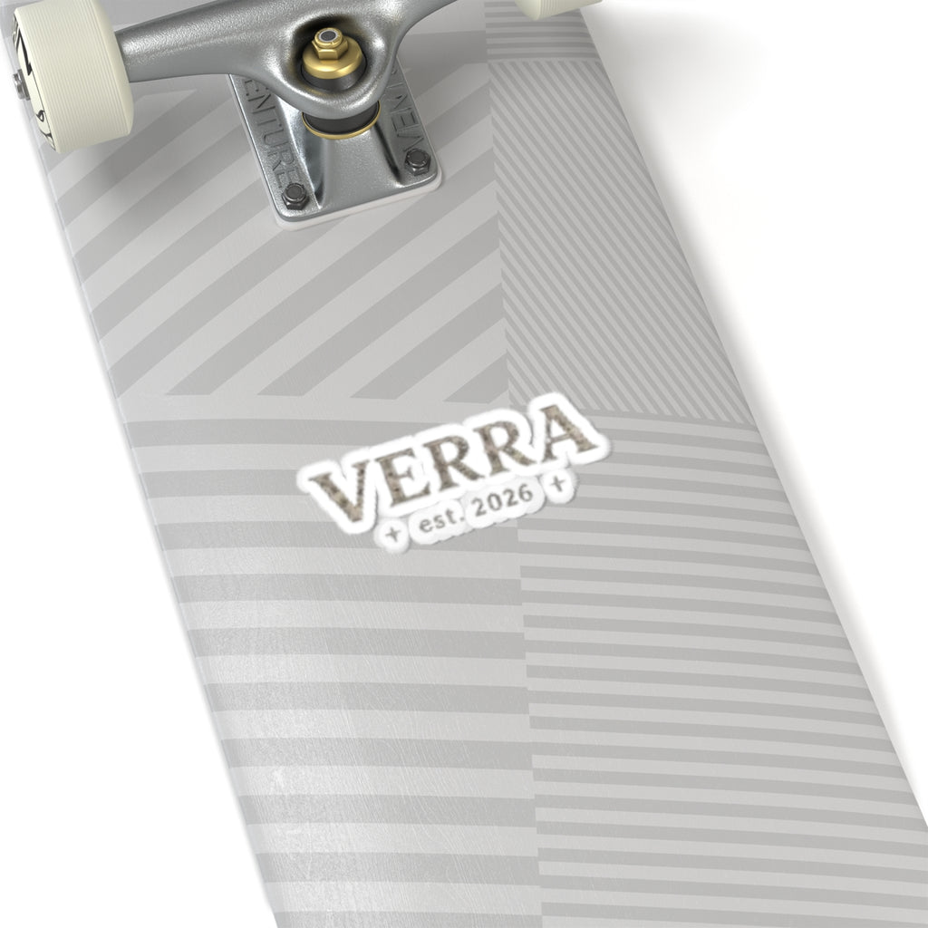 Verra 'est. 2026' Kiss-Cut Sticker — Vintage Script Logo Decal