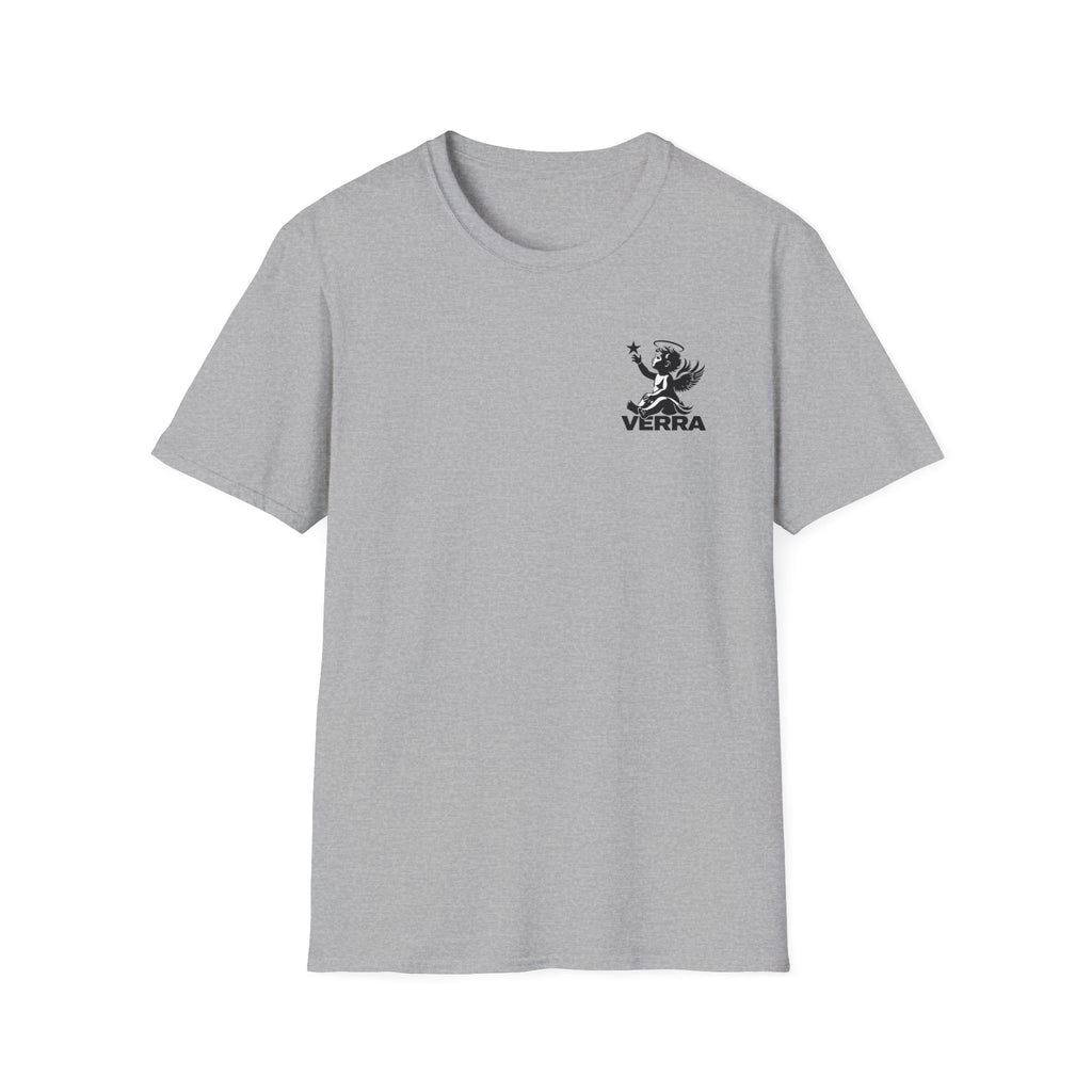 Verra Cherub Logo T-Shirt — Minimalist Angel Graphic Tee