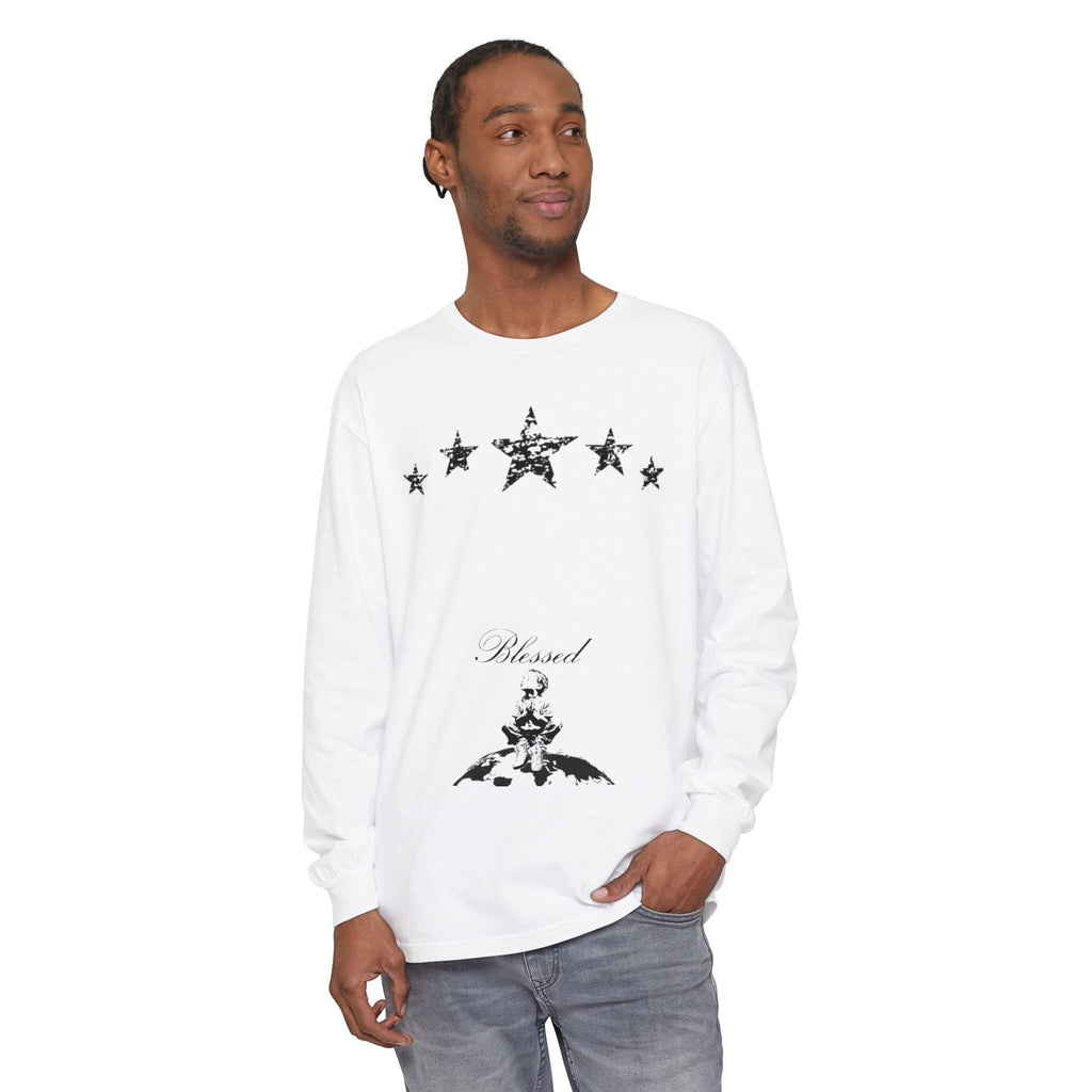 Unisex Garment-dyed Long Sleeve T-Shirt