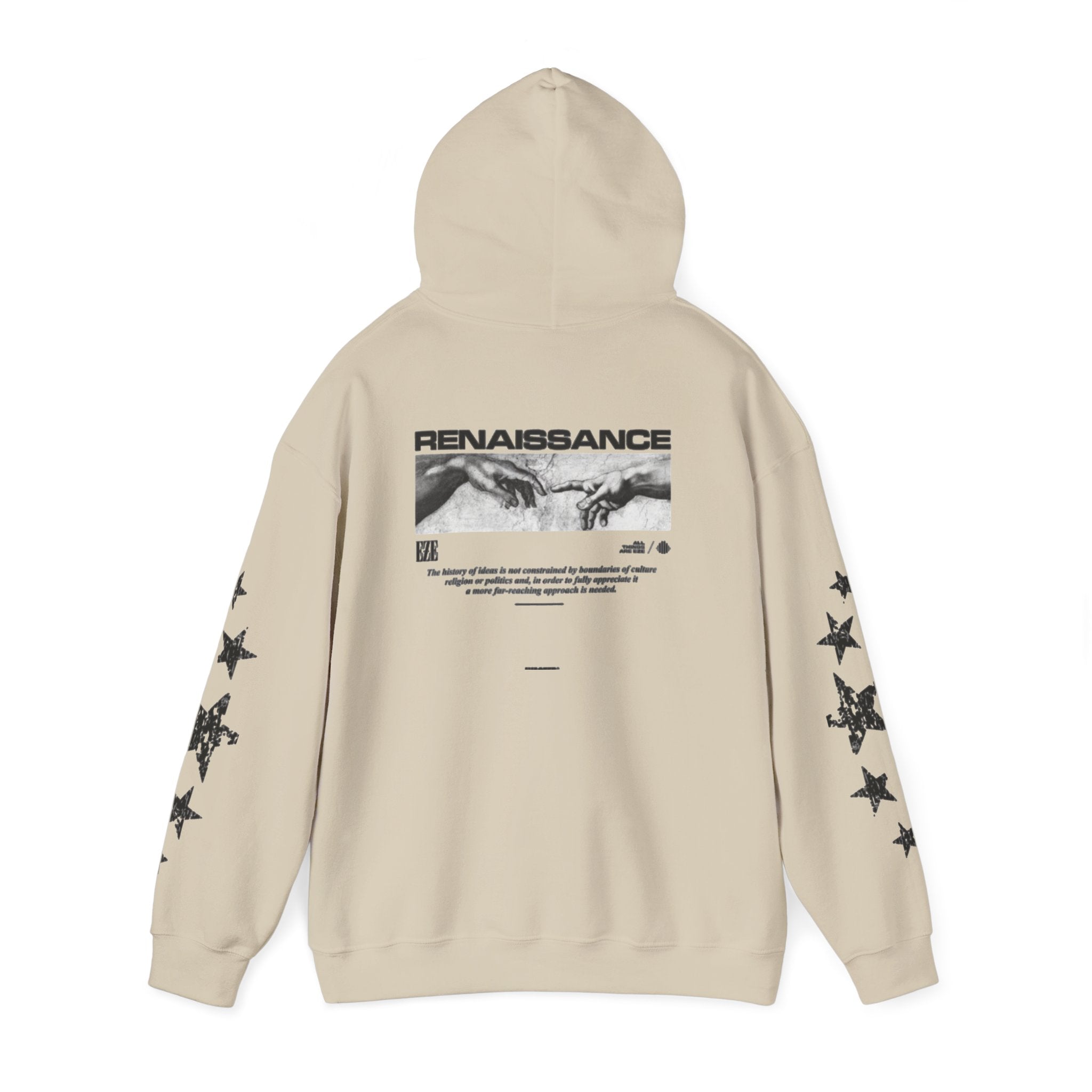 Renaiissance Graphic Hoodie – VERRA Logo & Star Sleeve Pullover