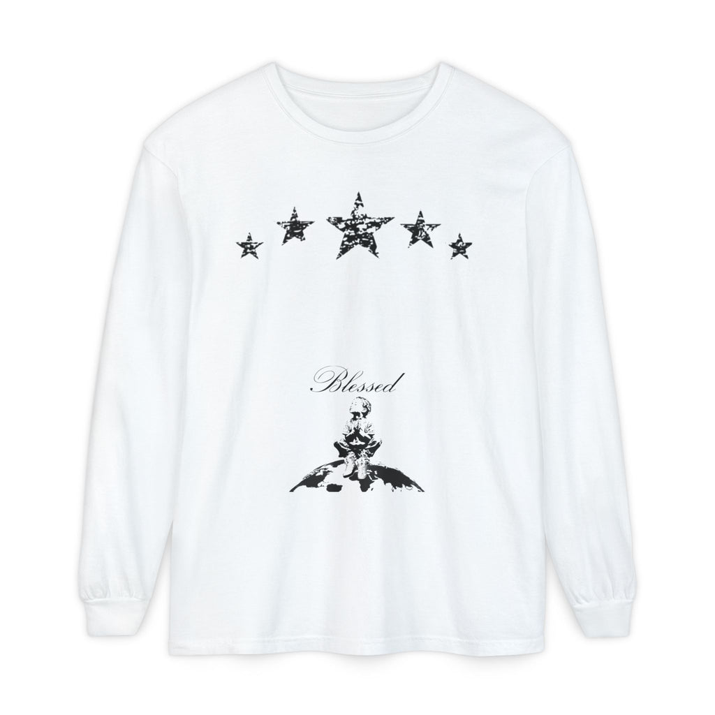 Unisex Garment-dyed Long Sleeve T-Shirt