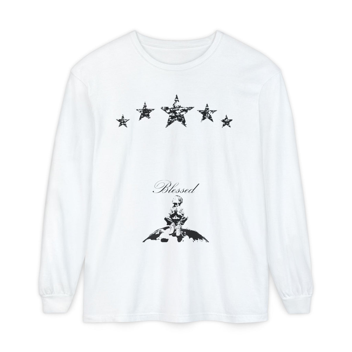 Unisex Garment-dyed Long Sleeve T-Shirt