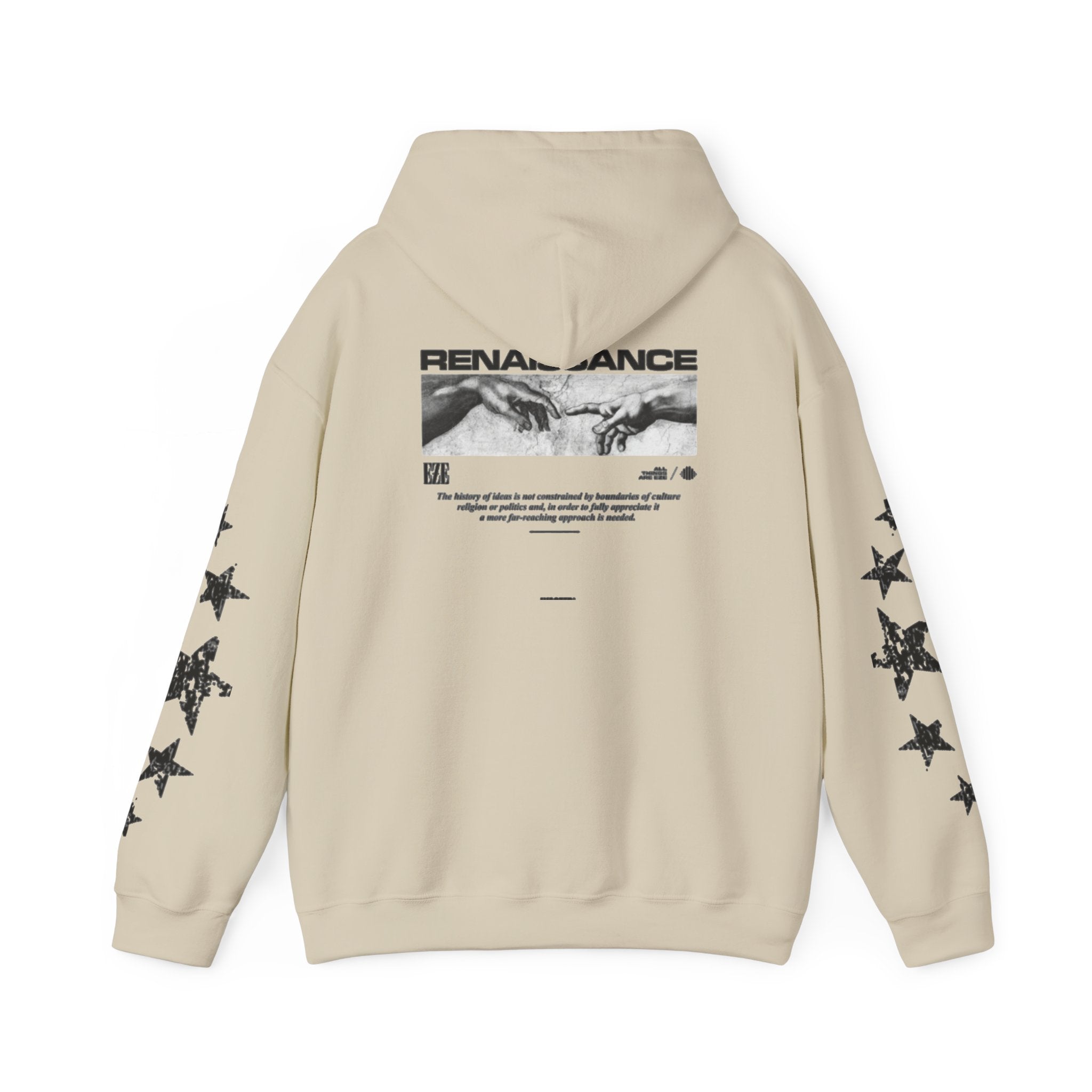 Renaiissance Graphic Hoodie – VERRA Logo & Star Sleeve Pullover